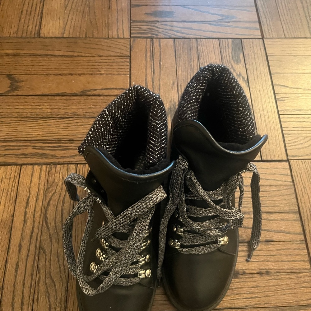 Barneys New York Black and Gray boots